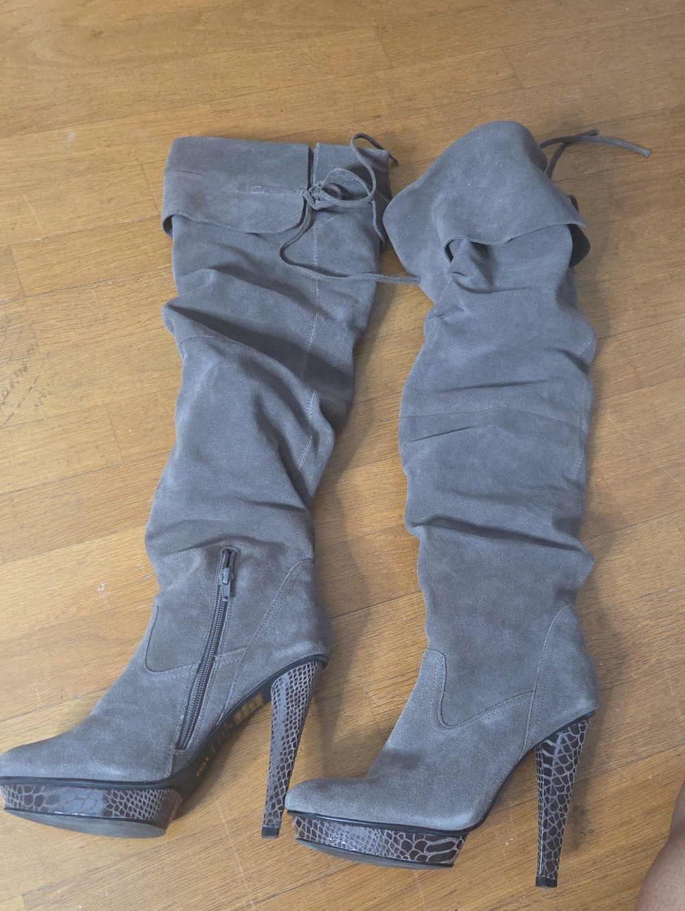 Bakers | Leather Heeled Knee Boots